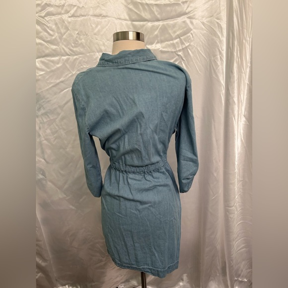 Denim Button down Dress - Picture 3 of 9